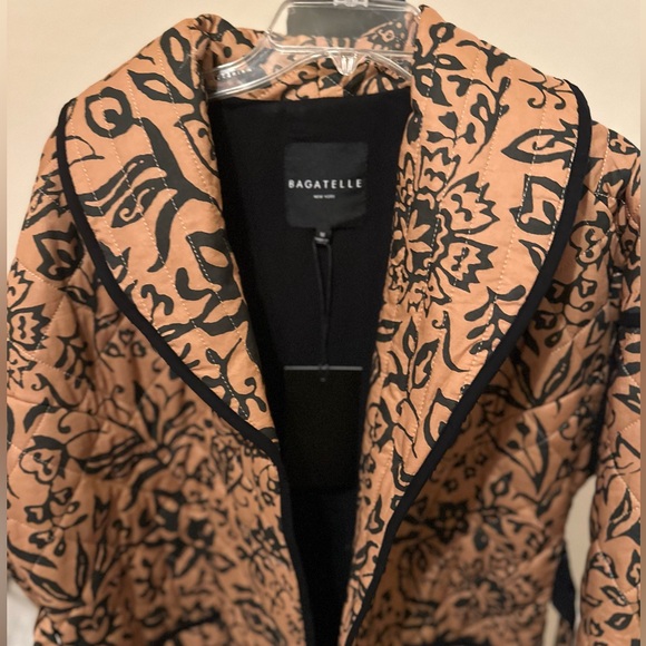 NWT Anthropologie Bagatelle Women’s Quilted Floral Jacket Nordstrom Sz M. NWT. - Picture 7 of 16
